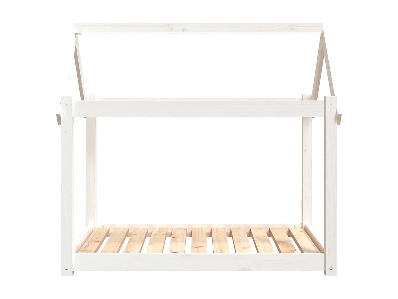 Naomi  Lit pour cen Blanc 101x70x90 cm Bois de pin solide