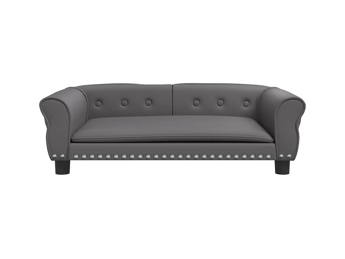 West Branch  Lit pour cen gris 95x55x30 cm similicuir