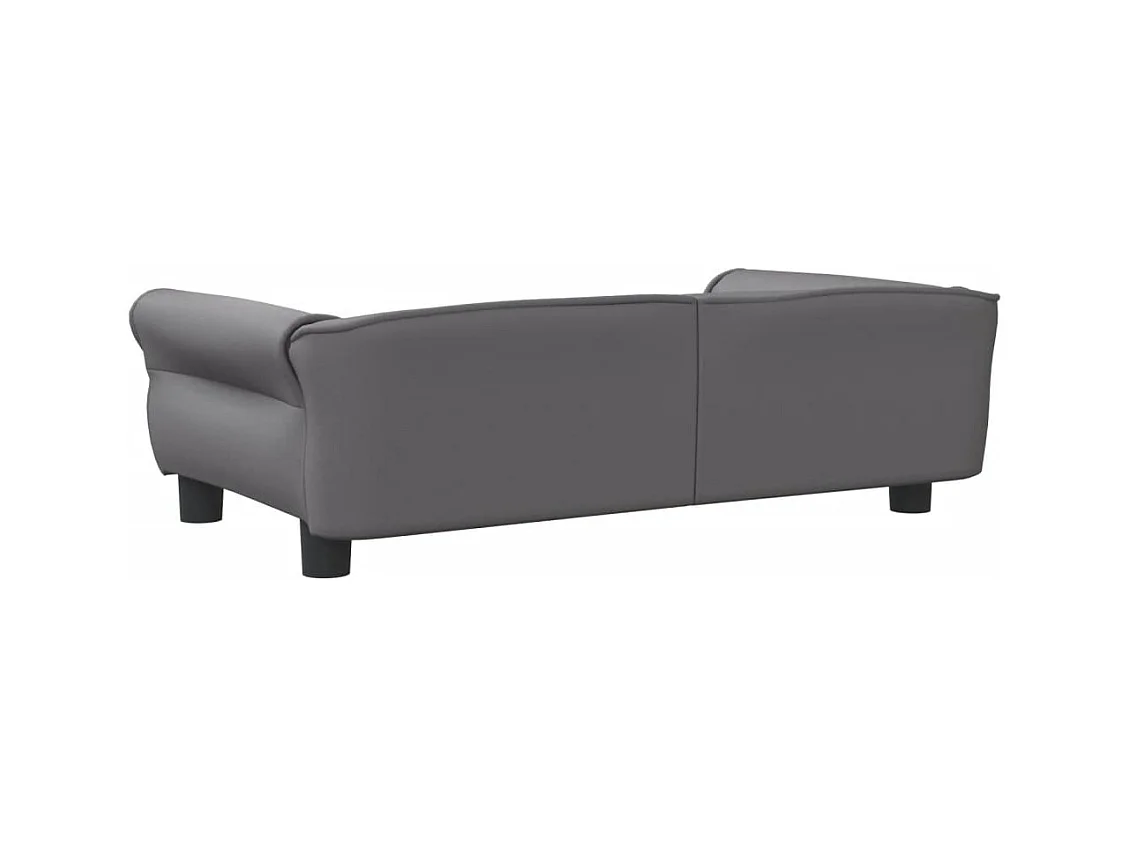 West Branch  Lit pour cen gris 95x55x30 cm similicuir