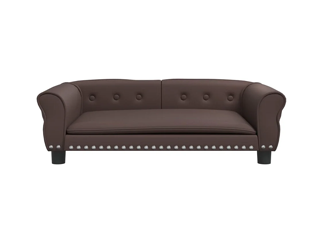 West Branch  Lit pour cen marron 95x55x30 cm similicuir