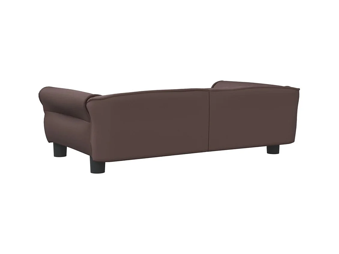 West Branch  Lit pour cen marron 95x55x30 cm similicuir