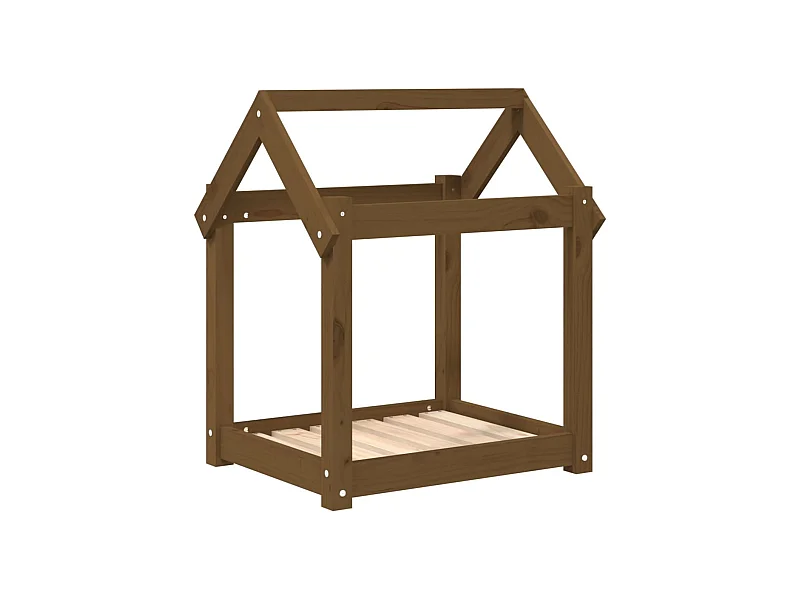 Naomi  Lit pour cen Marron miel 61x50x70 cm Bois de pin solide