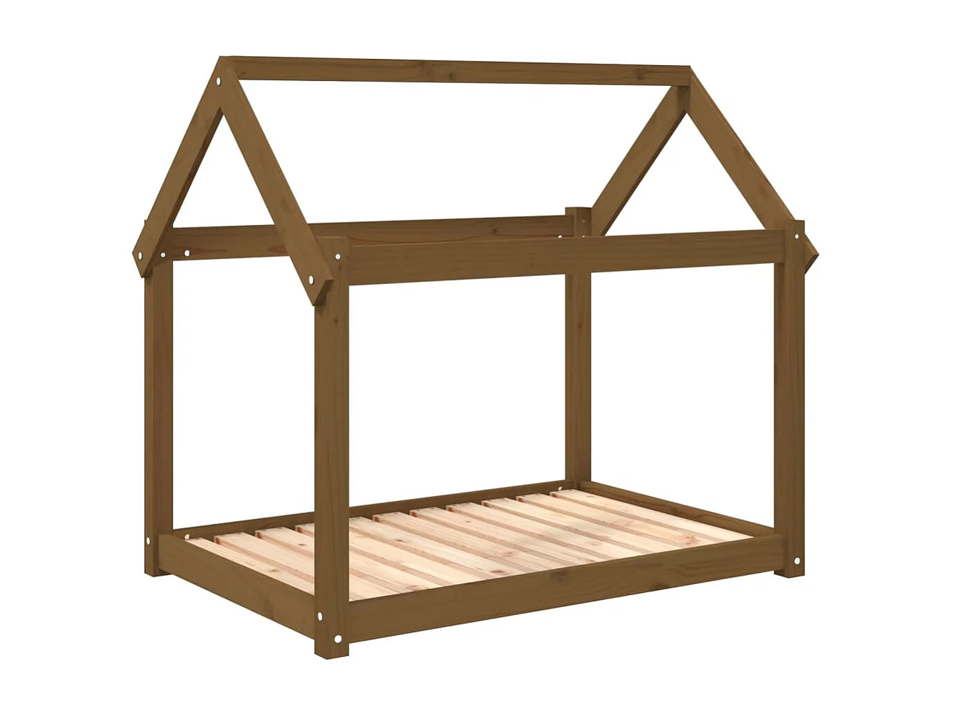 Naomi  Lit pour cen Marron miel 101x70x90 cm Bois de pin solide