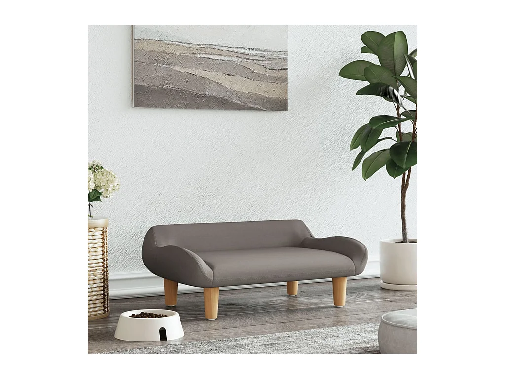 Kessel  Lit pour cen taupe 70x40x24 cm tissu