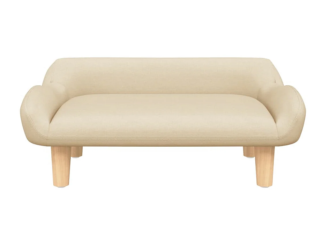 Kessel  Lit pour cen crème 70x40x24 cm tissu