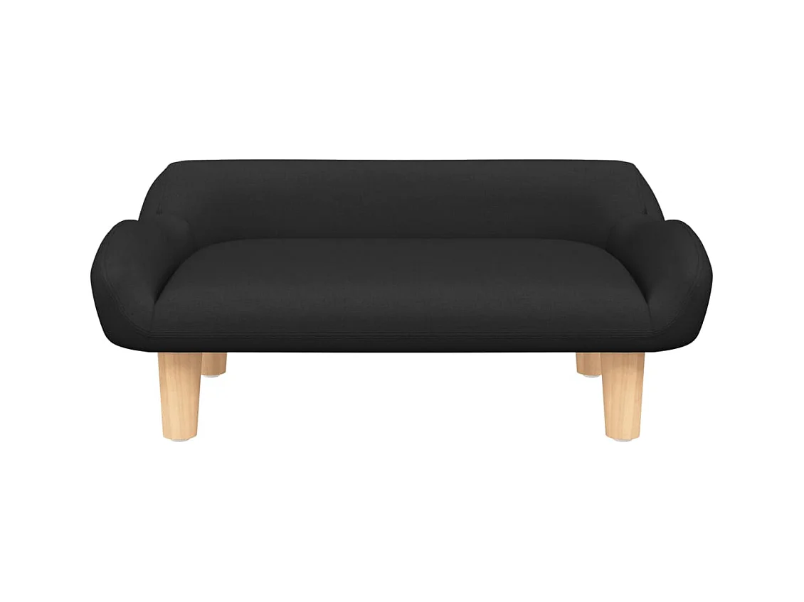 Kessel  Lit pour cen noir 70x40x24 cm tissu