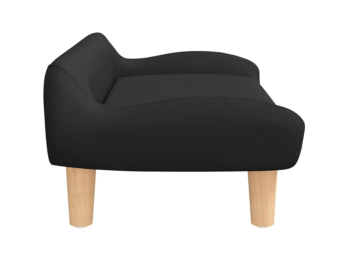 Kessel  Lit pour cen noir 70x40x24 cm tissu