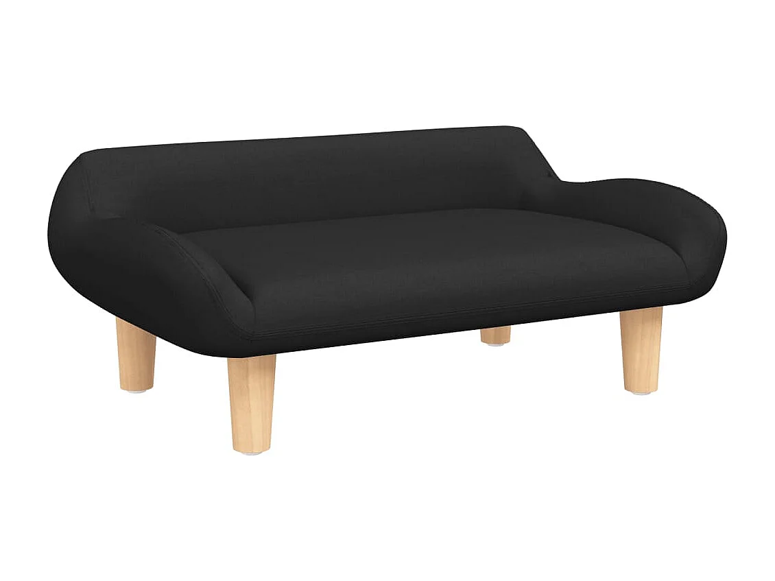 Kessel  Lit pour cen noir 70x40x24 cm tissu