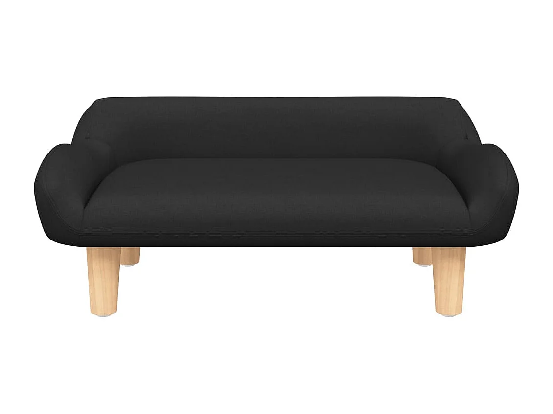 Kessel  Lit pour cen noir 70x40x24 cm tissu