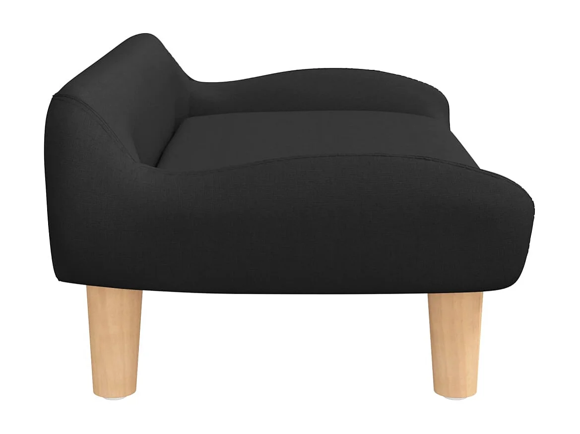 Kessel  Lit pour cen noir 70x40x24 cm tissu