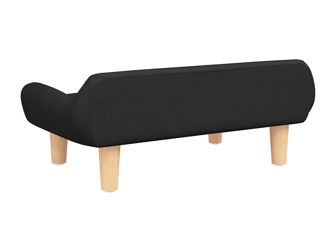 Kessel  Lit pour cen noir 70x40x24 cm tissu