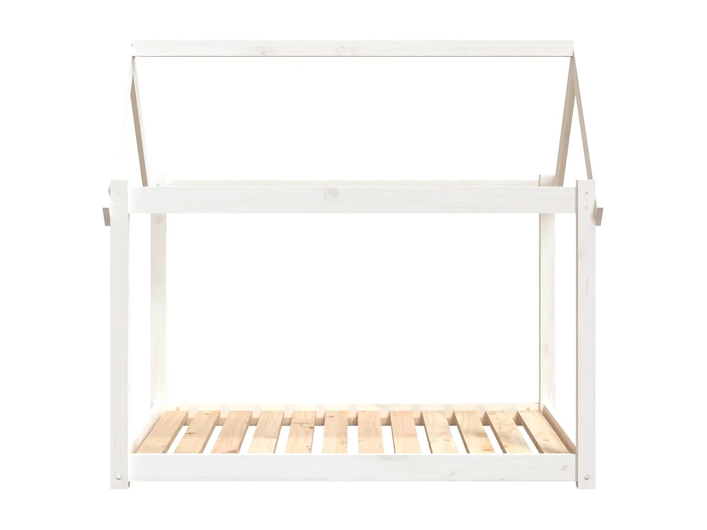 Naomi  Lit pour cen Blanc 111x80x100 cm Bois de pin solide