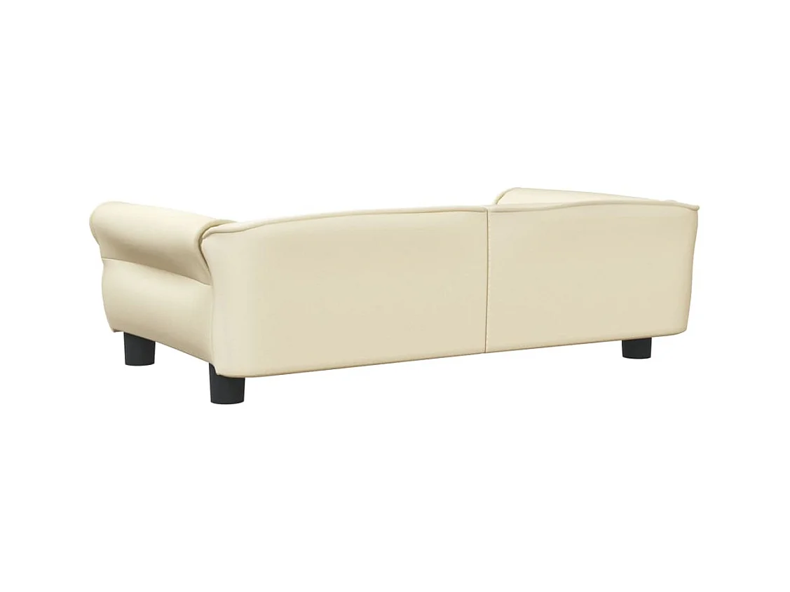 West Branch  Lit pour cen crème 95x55x30 cm similicuir