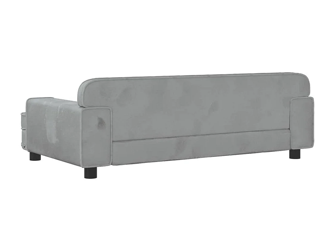Tenzo  Lit pour cen gris clair 90x53x30 cm velours