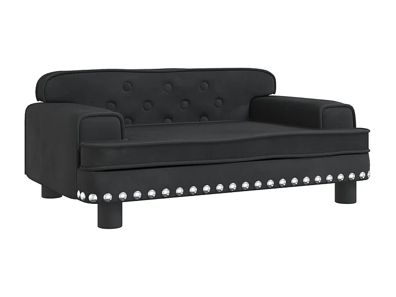 Tenzo  Lit pour cen noir 70x45x30 cm velours