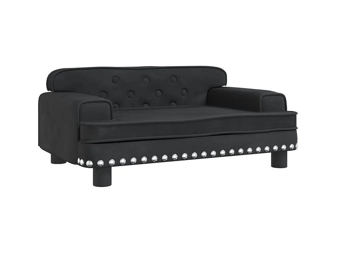 Tenzo  Lit pour cen noir 70x45x30 cm velours