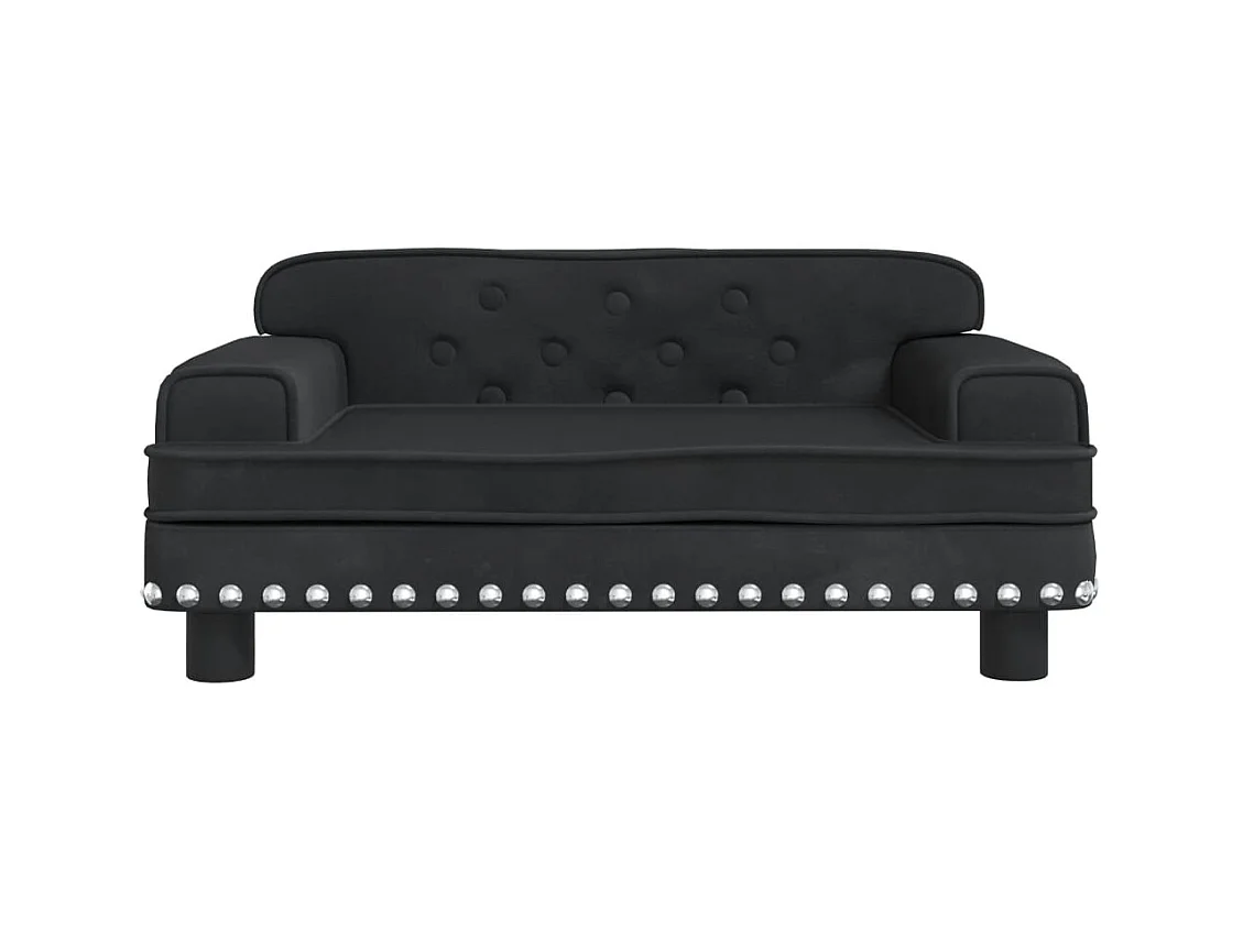 Tenzo  Lit pour cen noir 70x45x30 cm velours