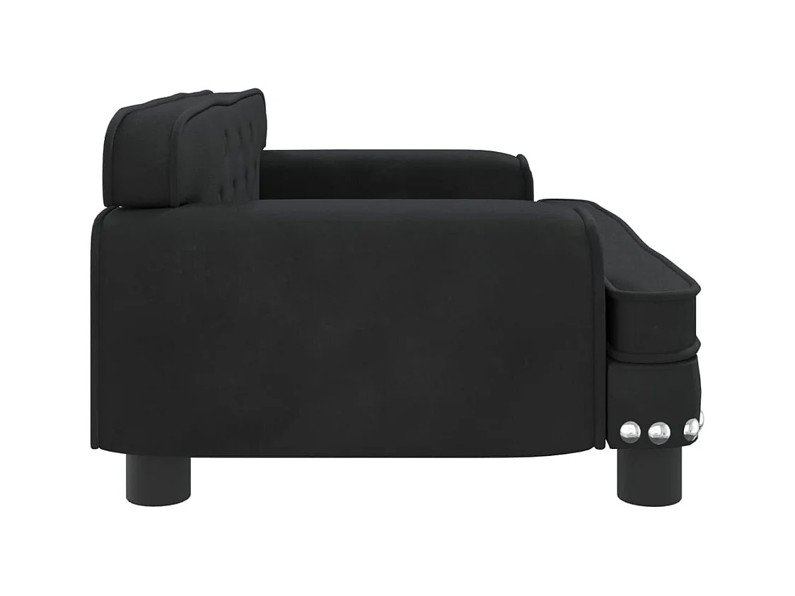 Tenzo  Lit pour cen noir 70x45x30 cm velours