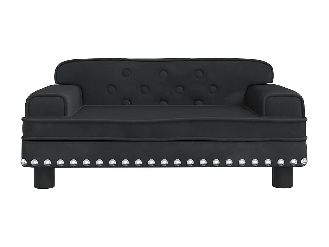 Tenzo  Lit pour cen noir 70x45x30 cm velours