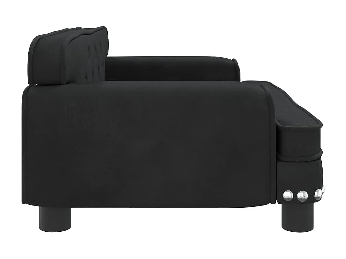 Tenzo  Lit pour cen noir 70x45x30 cm velours