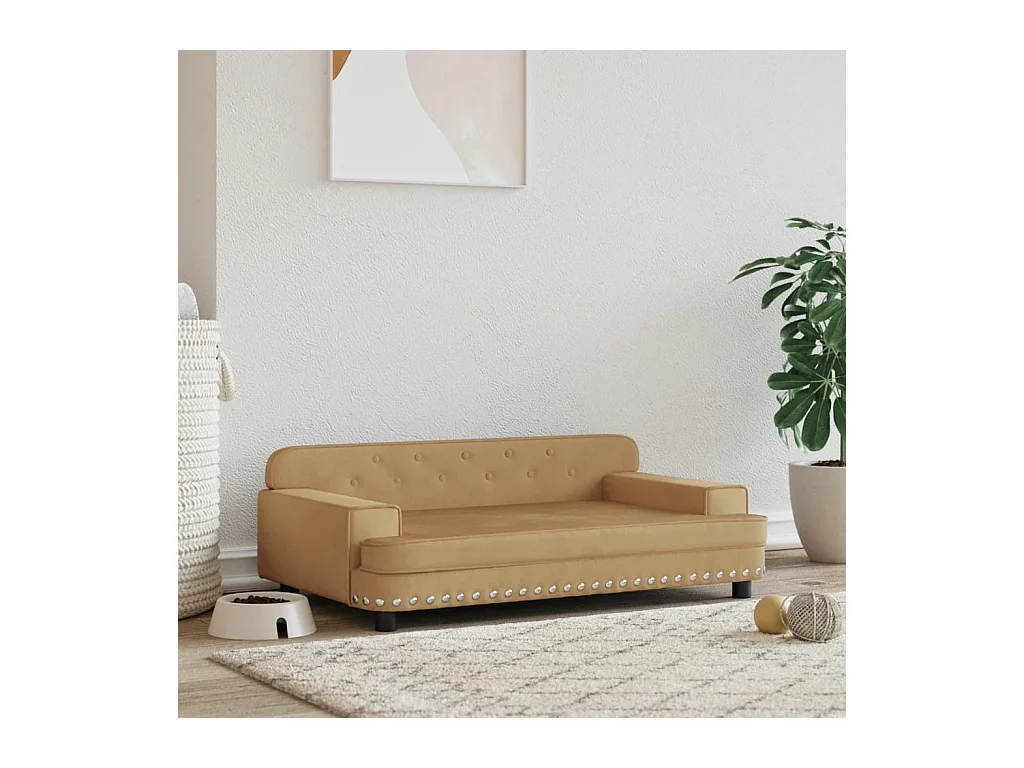 Tenzo  Lit pour cen marron 90x53x30 cm velours