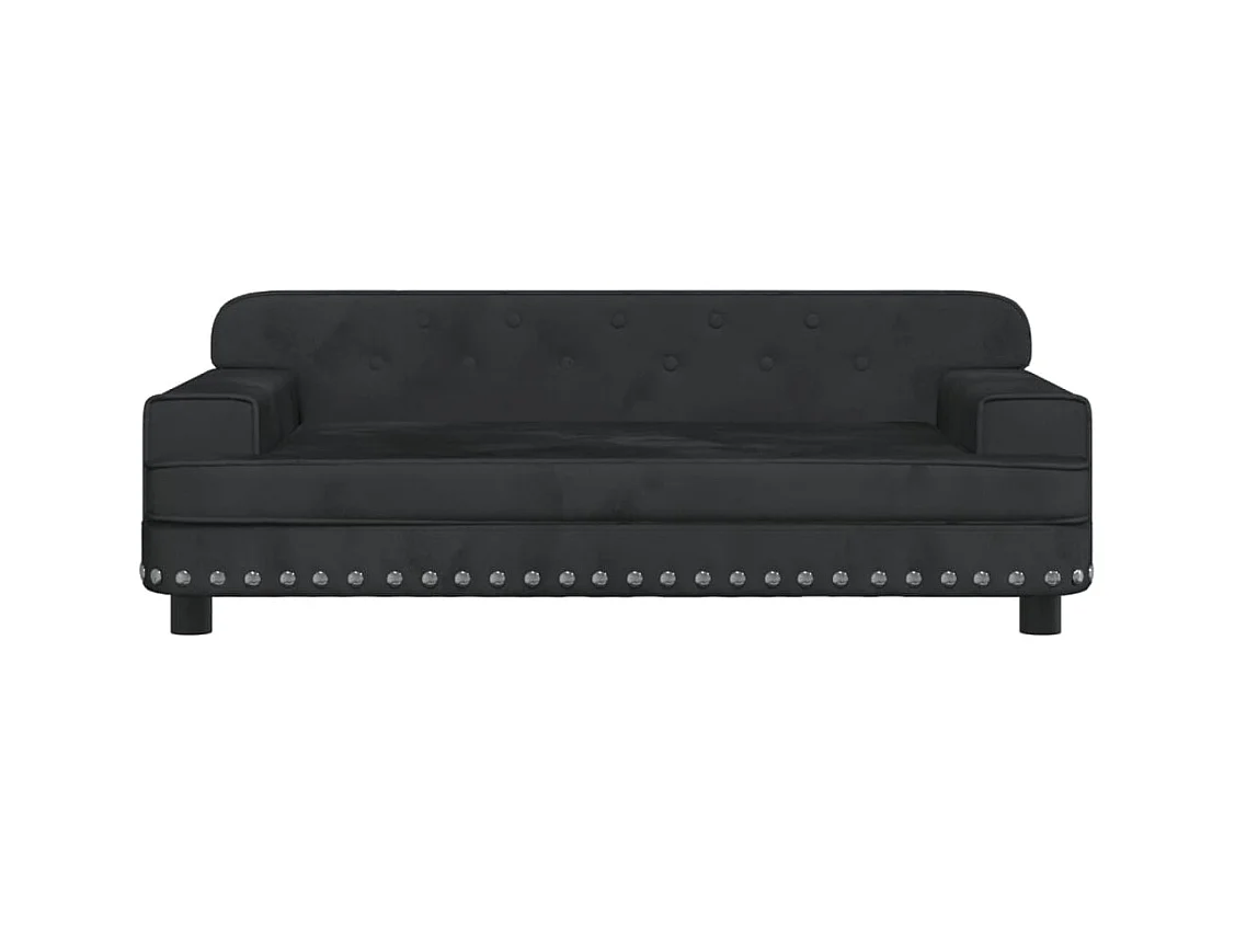 Tenzo  Lit pour cen noir 90x53x30 cm velours
