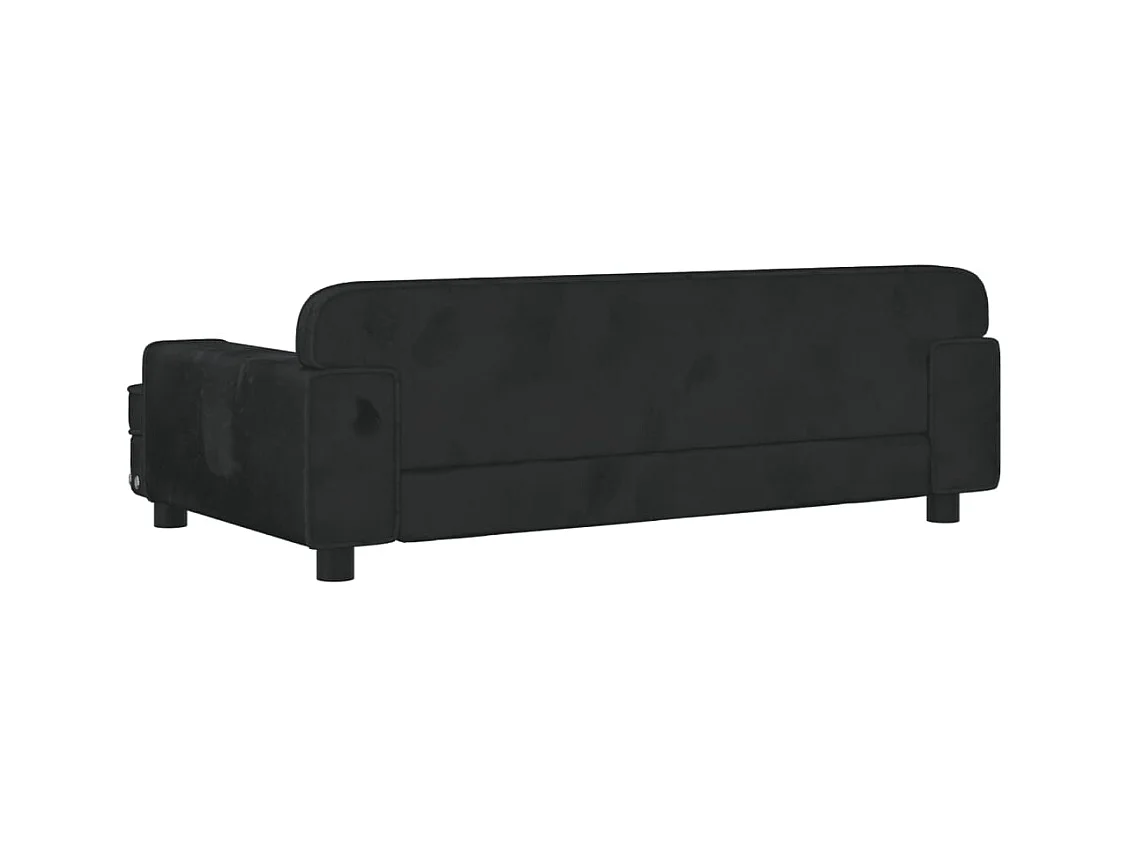 Tenzo  Lit pour cen noir 90x53x30 cm velours