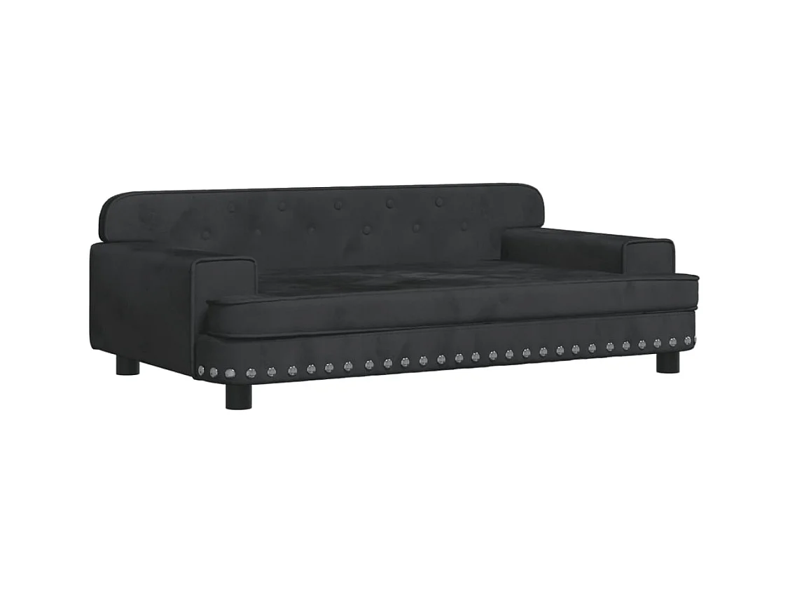 Tenzo  Hondenmand 90x53x30 cm fluweel zwart