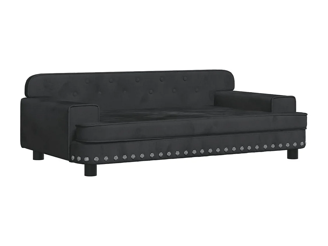 Tenzo  Lit pour cen noir 90x53x30 cm velours