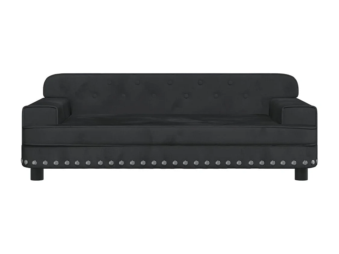Tenzo  Lit pour cen noir 90x53x30 cm velours