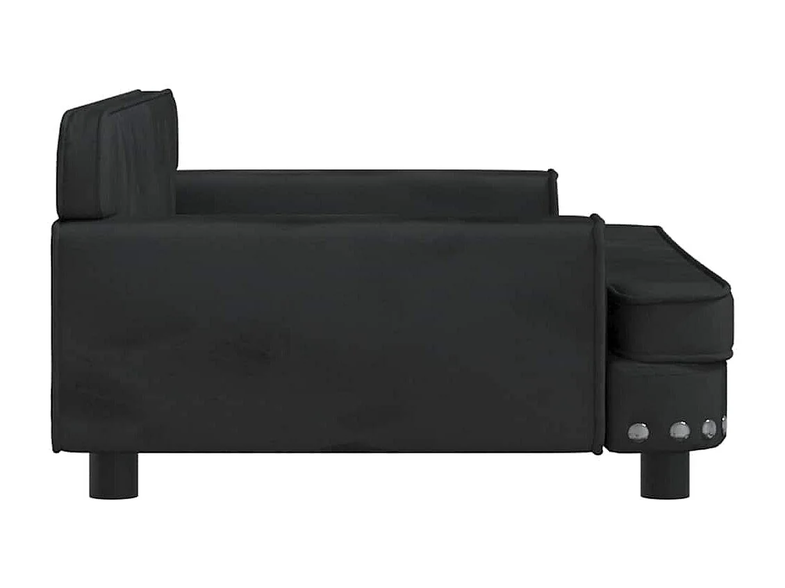 Tenzo  Lit pour cen noir 90x53x30 cm velours