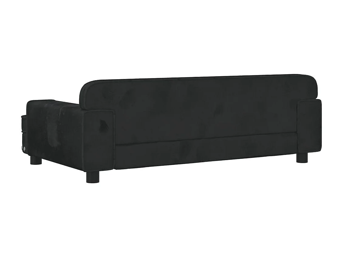 Tenzo  Lit pour cen noir 90x53x30 cm velours