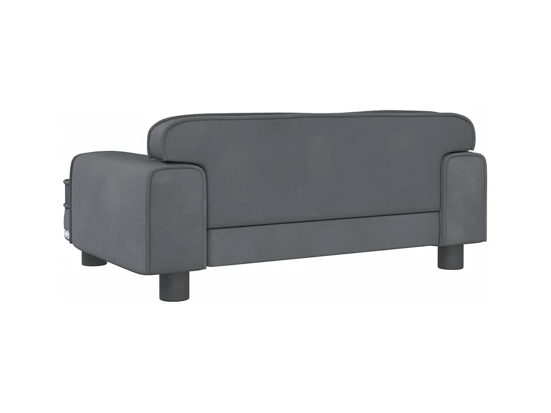 Tenzo  Lit pour cen gris foncé 70x45x30 cm velours