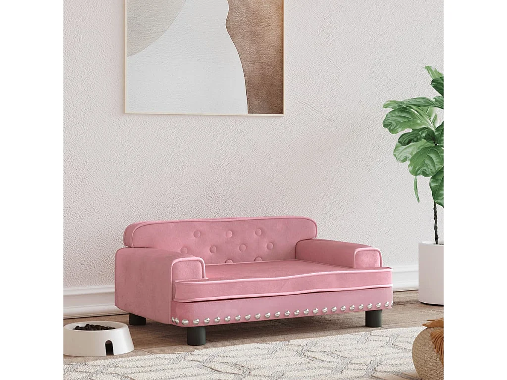 Tenzo  Lit pour cen rose 70x45x30 cm velours