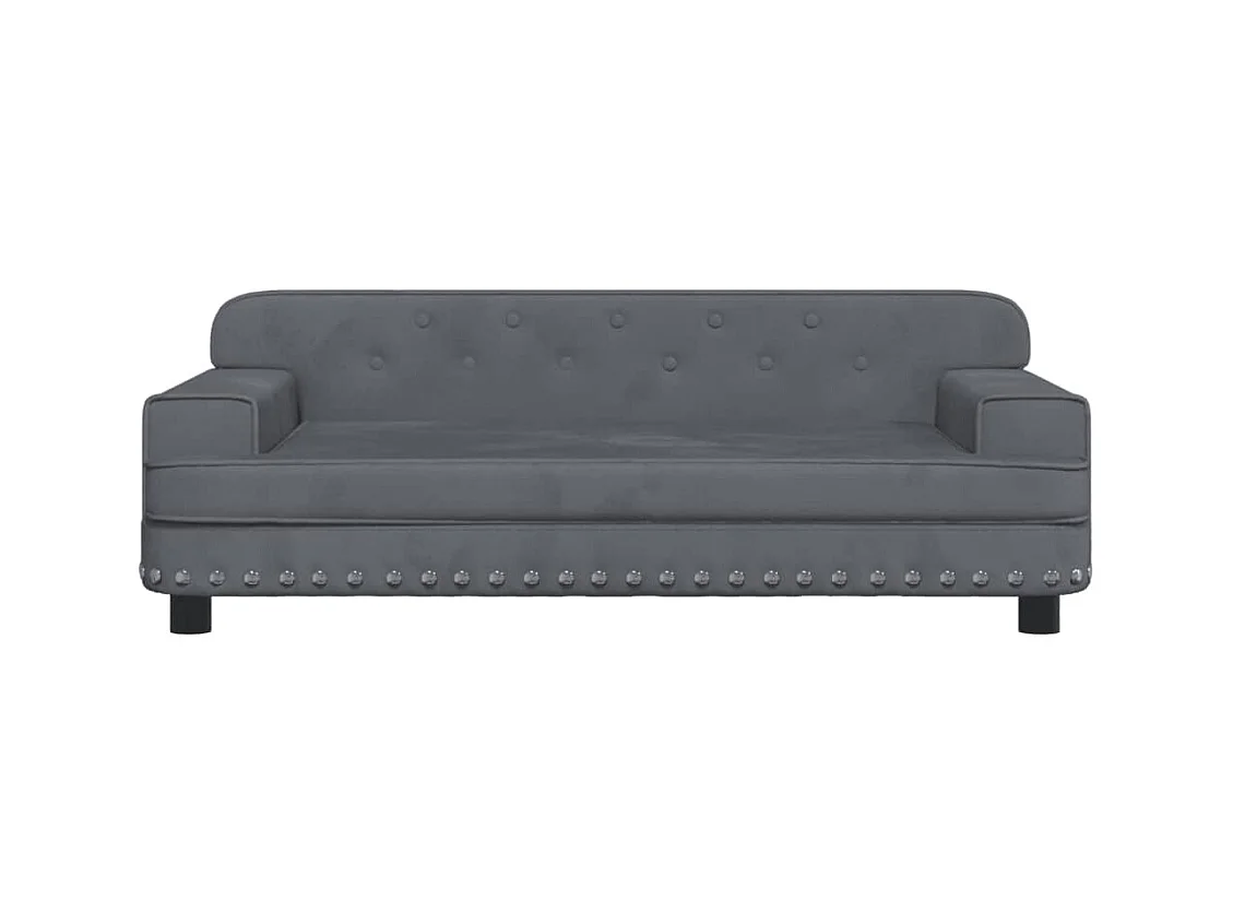 Tenzo  Lit pour cen gris foncé 90x53x30 cm velours