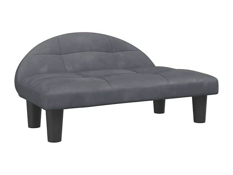 Fort Morgan  Hondenmand 70x52x30 cm fluweel donkergrijs