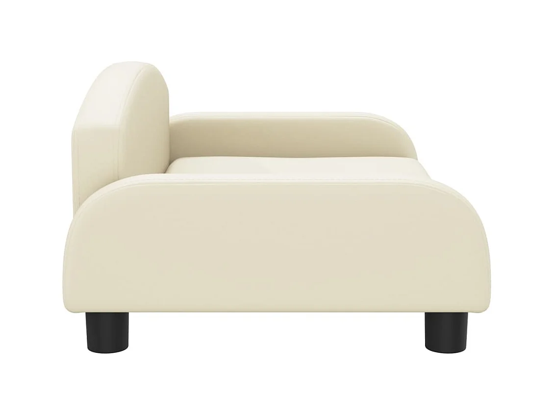 Nezihe  Lit pour cen crème 70x45x30 cm similicuir