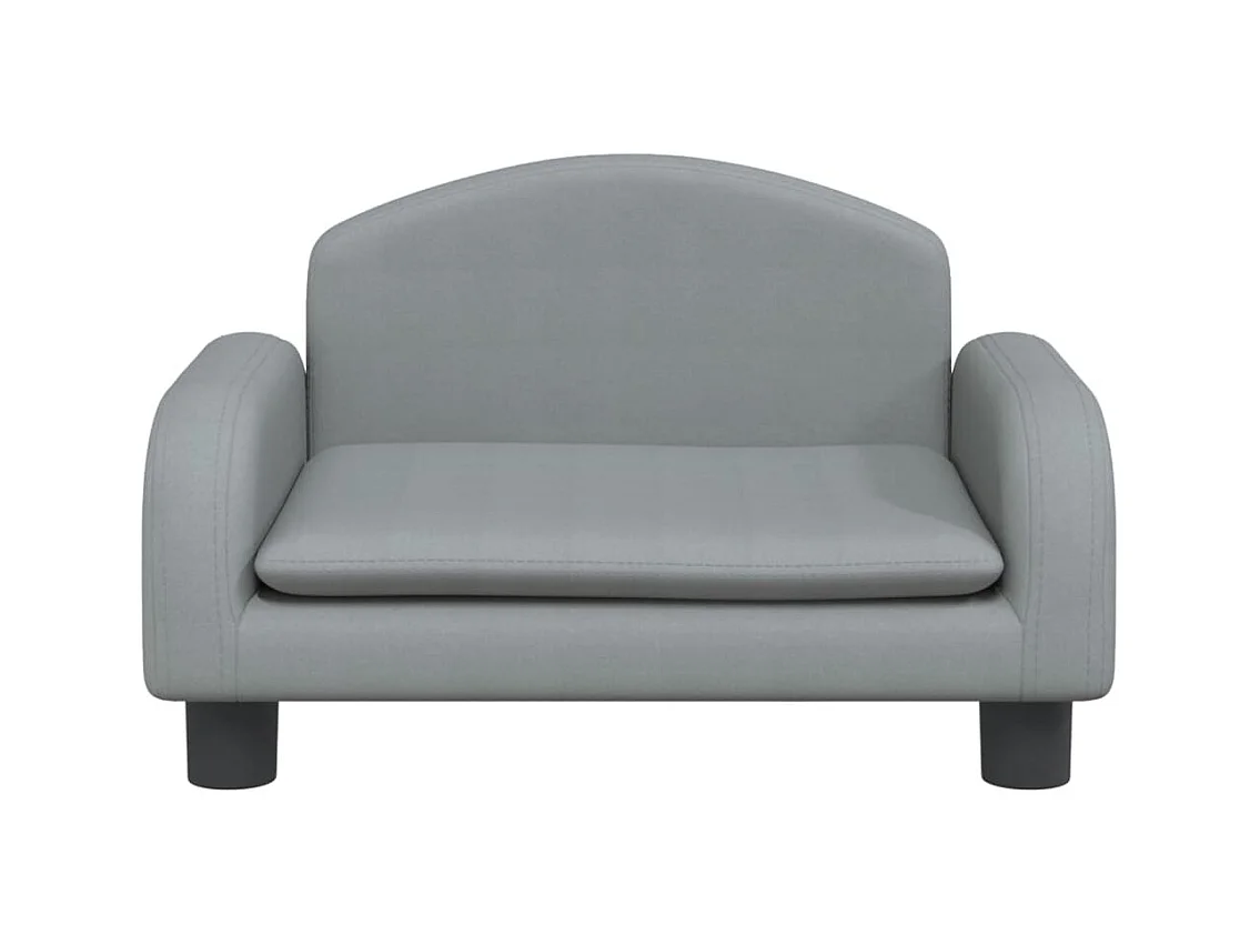 Nezihe  Lit pour cen gris clair 50x40x30 cm tissu