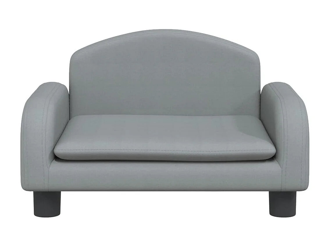 Nezihe  Lit pour cen gris clair 50x40x30 cm tissu