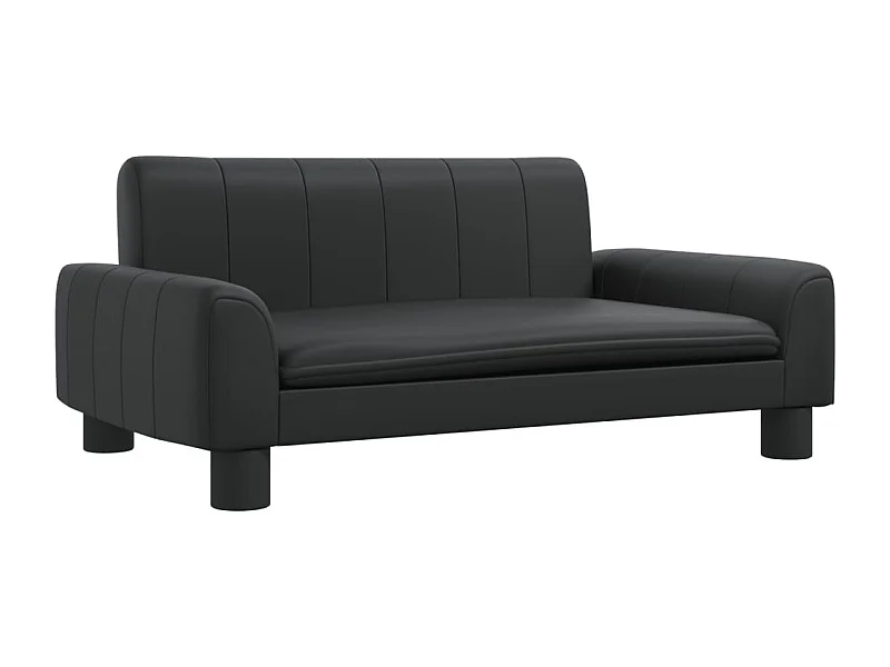 Trent Alan  Lit pour cen noir 70x45x30 cm similicuir