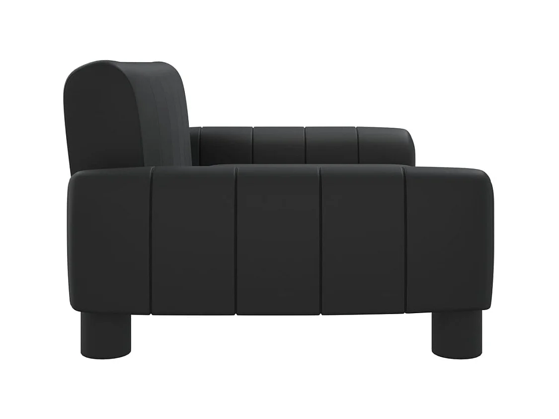 Trent Alan  Lit pour cen noir 70x45x30 cm similicuir