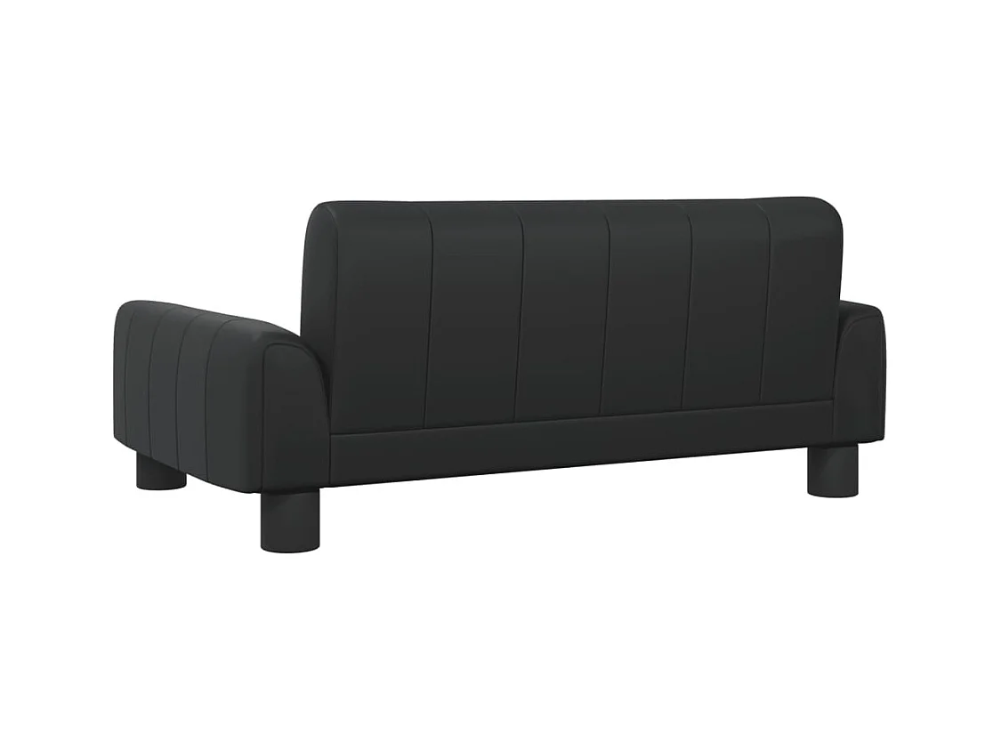 Trent Alan  Lit pour cen noir 70x45x30 cm similicuir