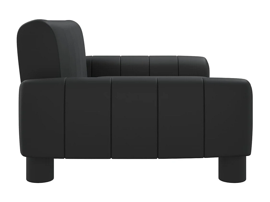 Trent Alan  Lit pour cen noir 70x45x30 cm similicuir