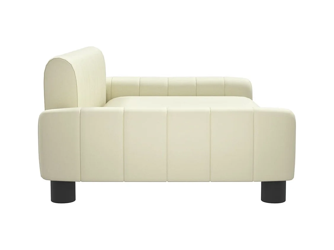 Trent Alan  Lit pour cen crème 90x53x30 cm similicuir