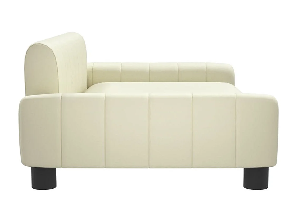 Trent Alan  Lit pour cen crème 90x53x30 cm similicuir