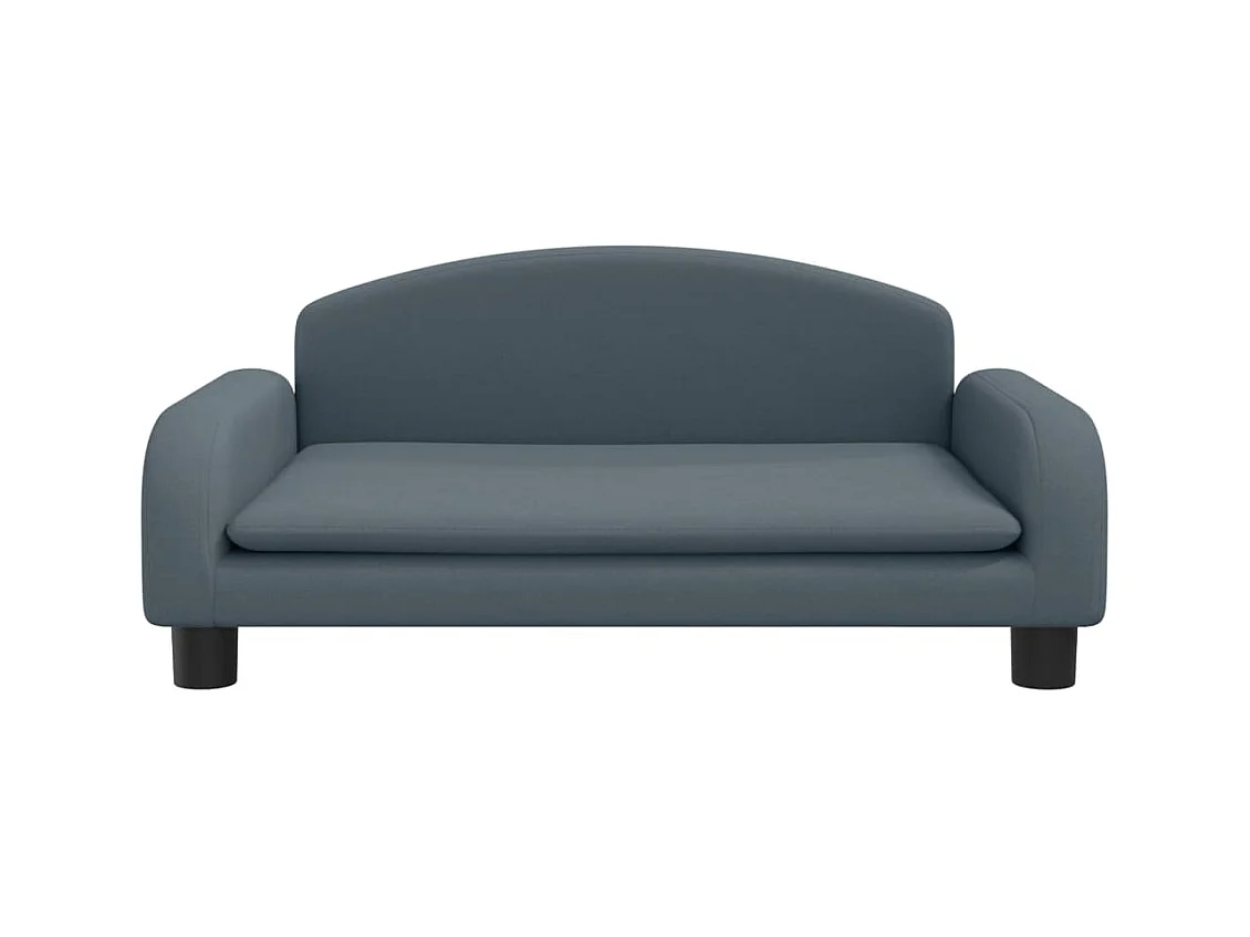 Nezihe  Lit pour cen gris foncé 70x45x30 cm tissu