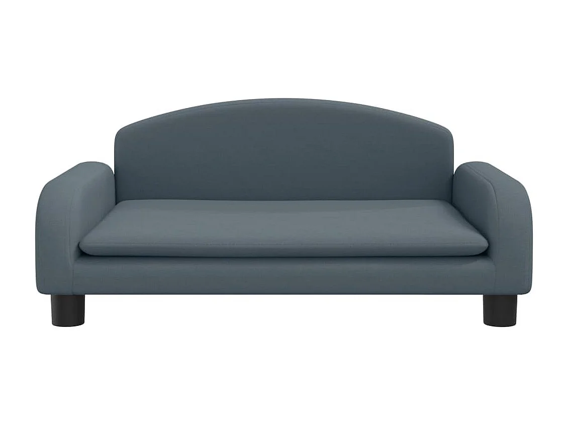 Nezihe  Lit pour cen gris foncé 70x45x30 cm tissu