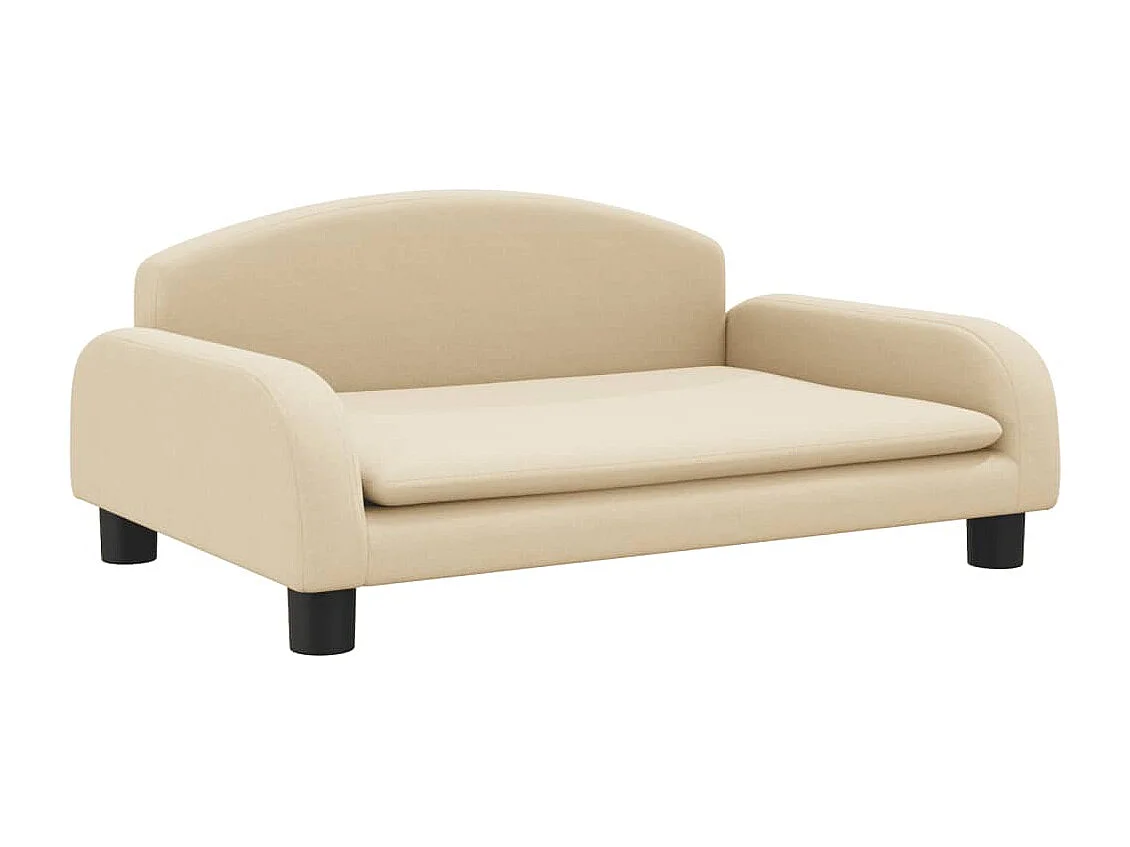 Nezihe  Lit pour cen crème 70x45x30 cm tissu