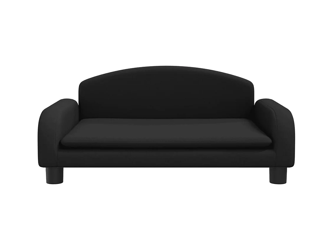 Nezihe  Lit pour cen noir 70x45x30 cm tissu