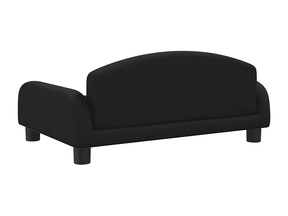 Nezihe  Lit pour cen noir 70x45x30 cm tissu